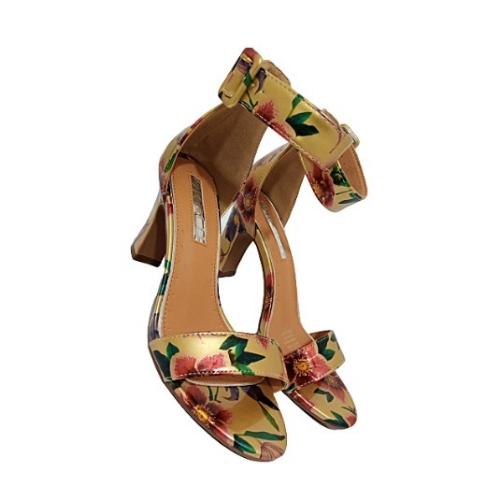 Brown Shot Heel Shoe  _Size 38
