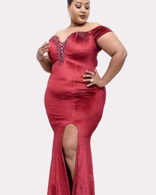 Velvet Long Party Dress 