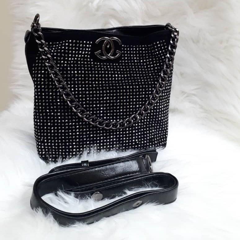 Channel sparkly bag