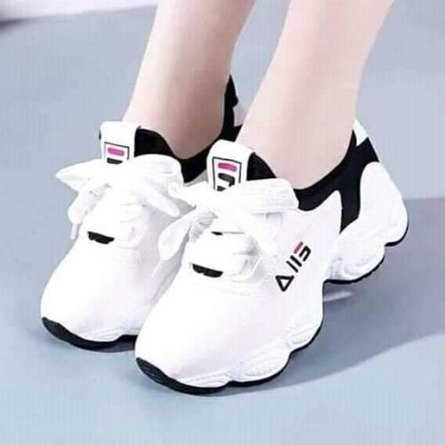 Ladies Causal Shoes Black And White _41