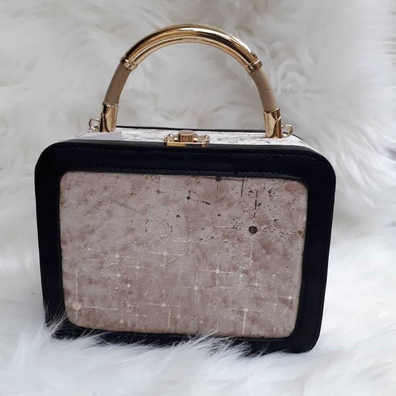 Velvet box clutch