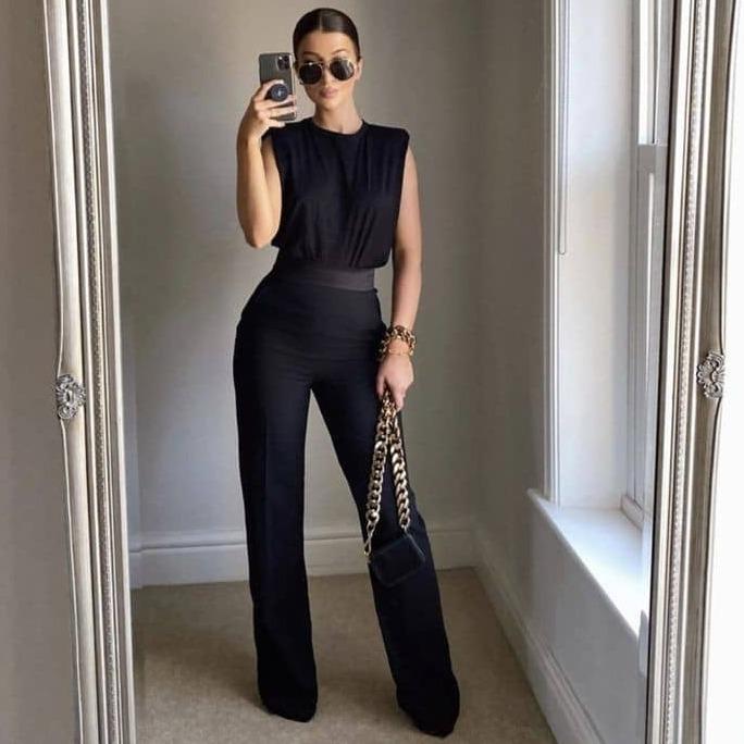 Black Office Pants
