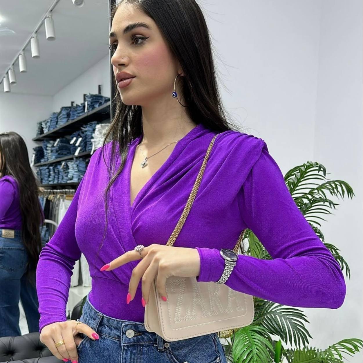   Purple Bodysuit
