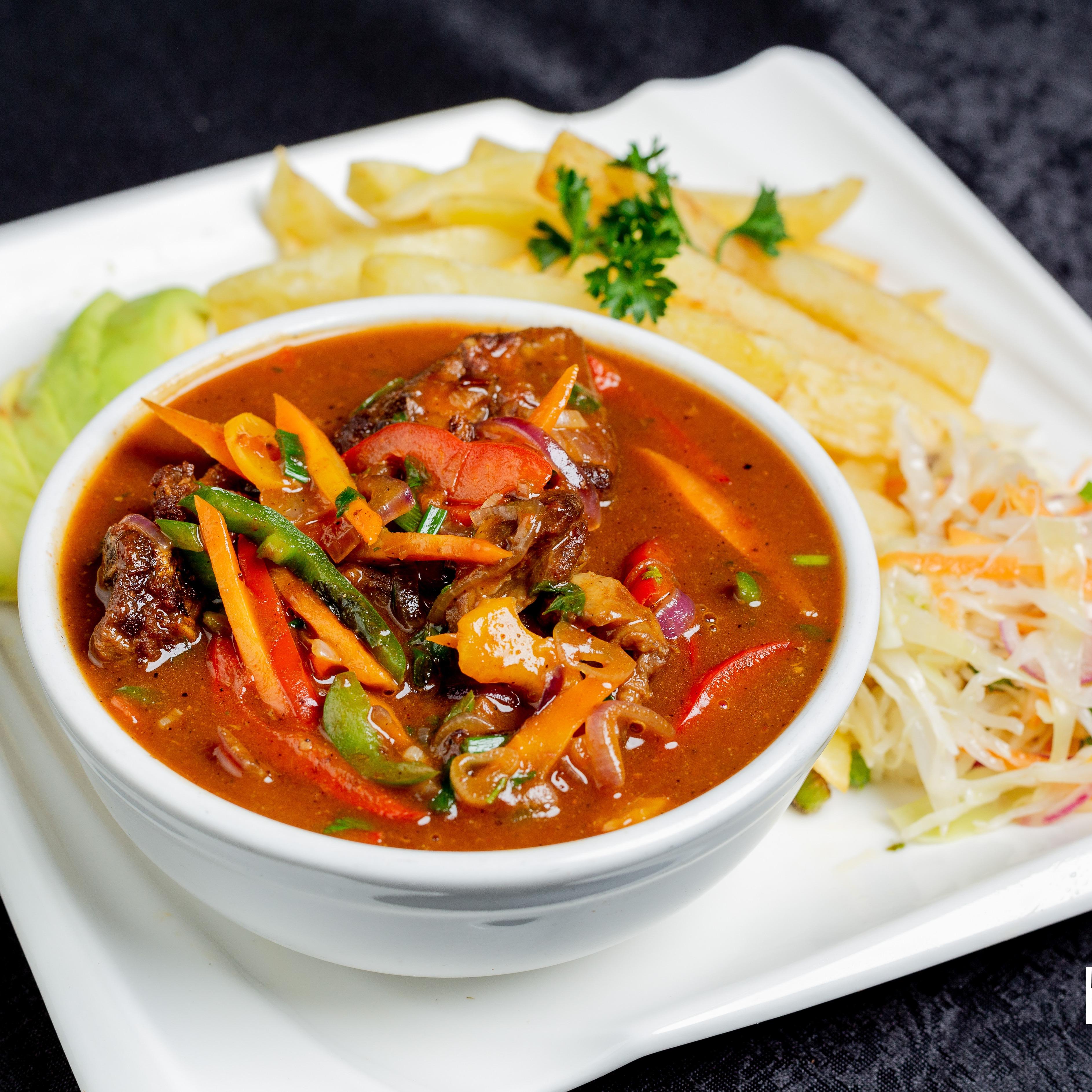 Stir Fried Goat