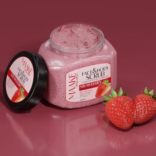 Face And Body Scrub Strawberry 