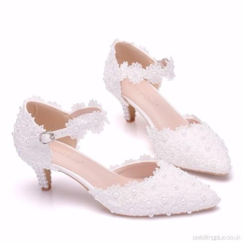 Short Heels Lace Strap Shoes California - Sizes: 39-41
