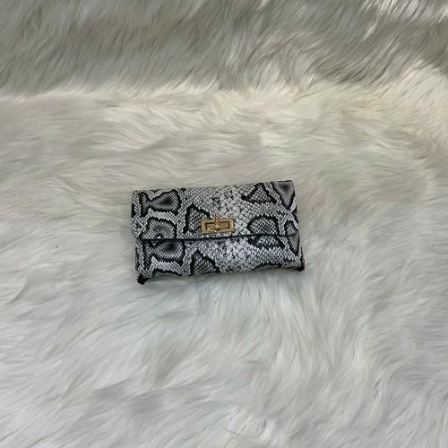 White Snake Print Waist Bag