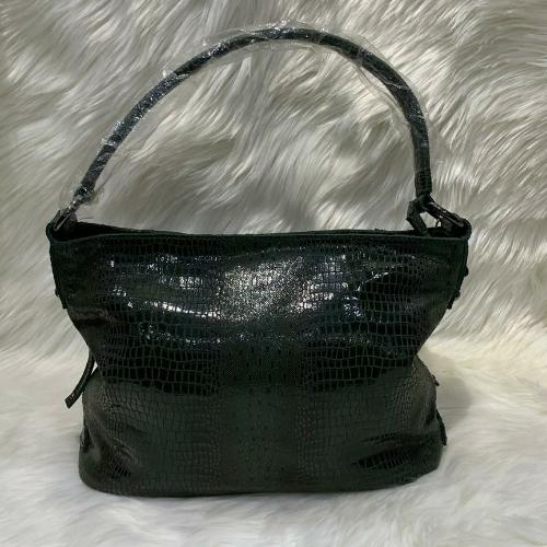 Army Green Shiny Handbag