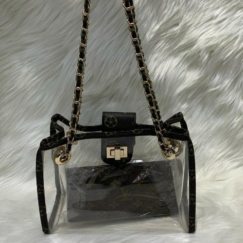 Clear Louis Vuitton Cross Bag