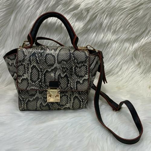 Snake Print Cross Bag